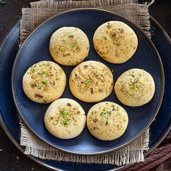 Eggless Pistachio Cookie - Recipe photo by ruchiskitchen