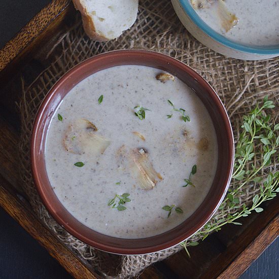 Cream of Mushroom soup - Recipe photo by Sharmila Kingsly