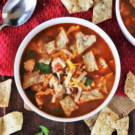 Chicken Tortilla Soup - Recipe photo by thekitchenismyplayground