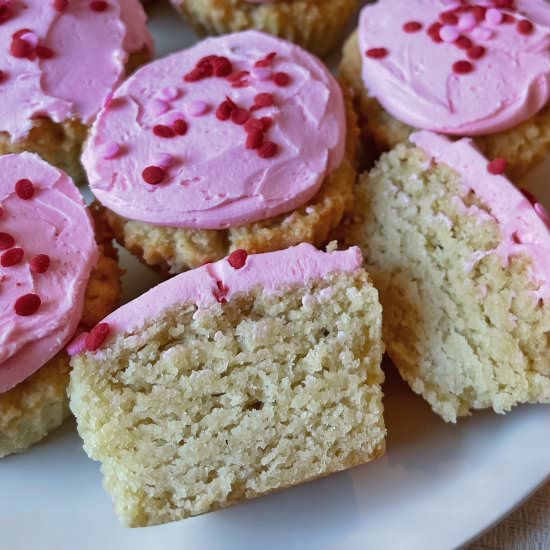 Almond Flour Cupcakes - Recipe photo by HungryBlonde