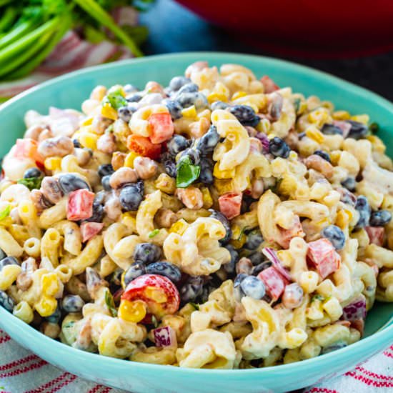 Texas Caviar Pasta Salad - Recipe photo by spicysouthernkitchen