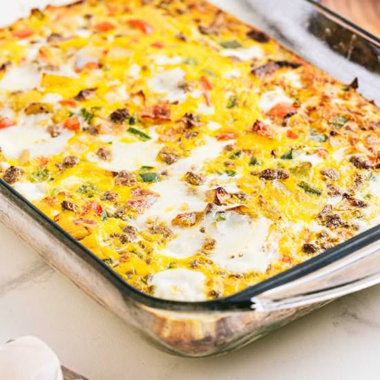 Breakfast Casserole with Potatoes - Recipe photo by loveyourbodywell