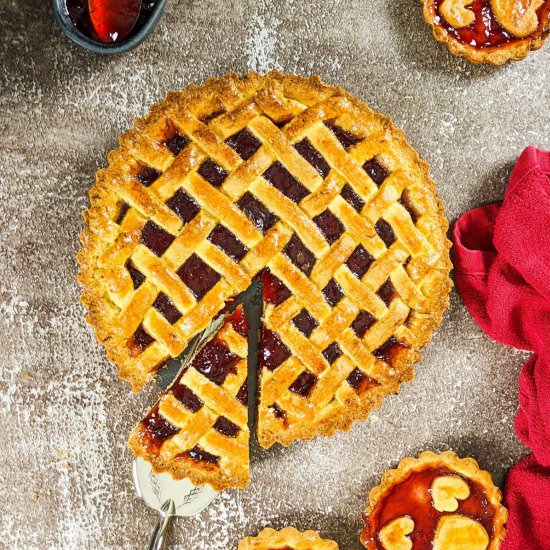 Pasta Flora – Greek Jam Tart - Recipe photo by mamazilla