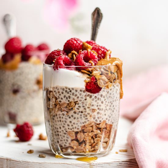 Protein chia pudding - Recipe photo by Thedeliciousplate