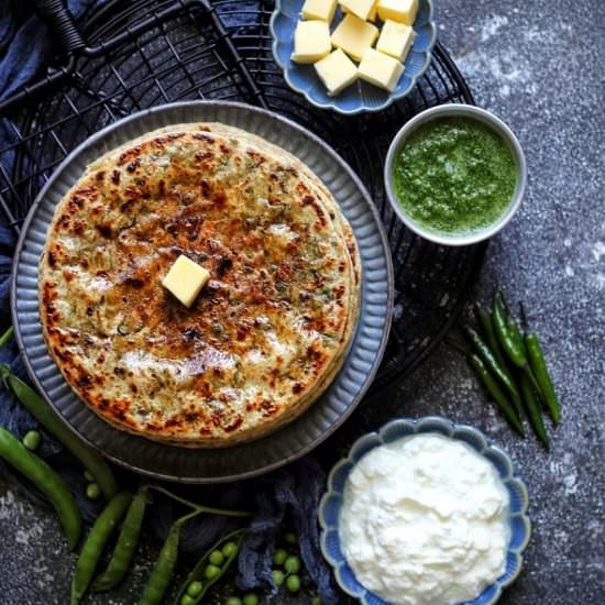 matar paratha - Recipe photo by easyfoodsmith