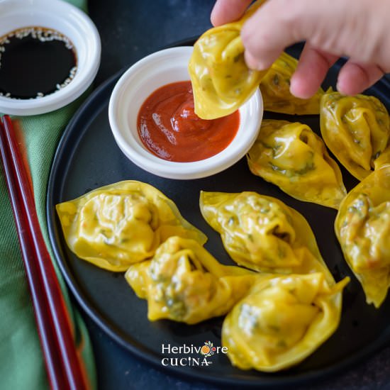 Instant Pot Steamed Dumplings - Recipe photo by Herbivore Cucina