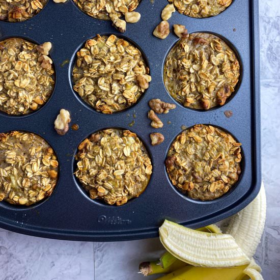 Banana Baked Oatmeal Muffin Cups - Recipe photo by TastefullyGrace