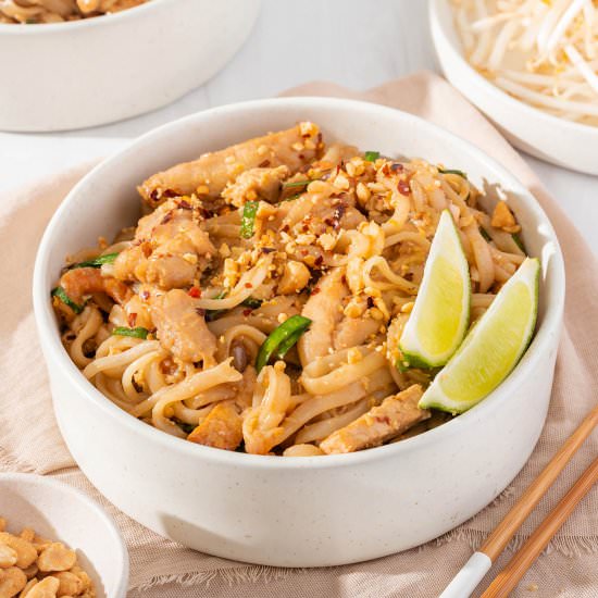 Traditional Chicken Pad Thai - Recipe photo by takestwoeggs
