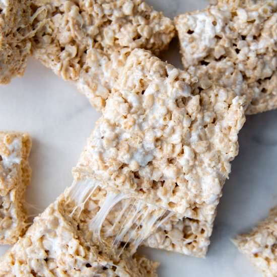 Gluten-Free Rice Krispies Treats - Recipe photo by MamaGourmand