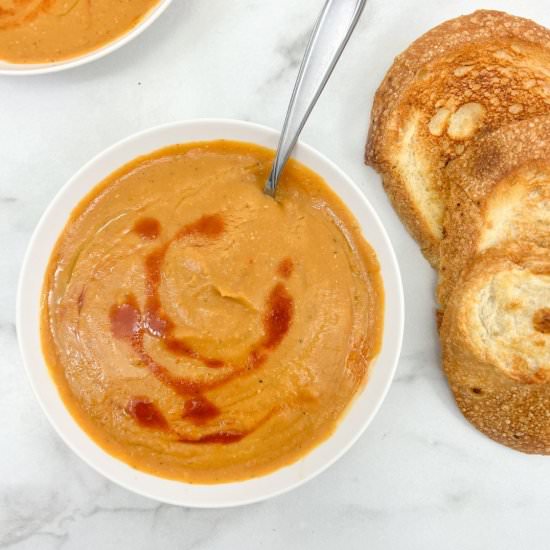 Red Lentil Soup with Lemon - Recipe photo by palouse_brand