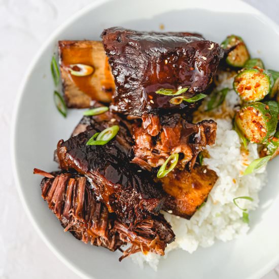 Braised Korean Short Ribs - Recipe photo by cooksleepread