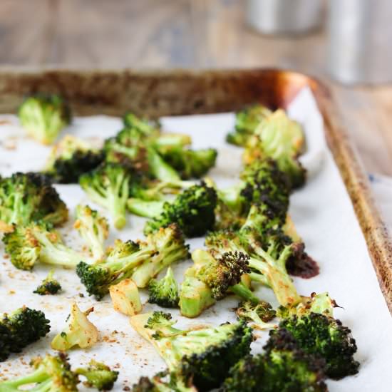 Chipotle Butter Roasted Broccoli - Recipe photo by mytxkitchen