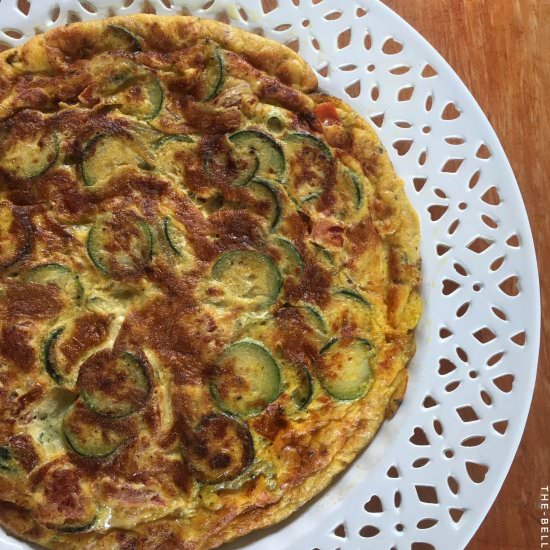 Frittata Recipe With Zucchini - Recipe photo by The Bella Vita