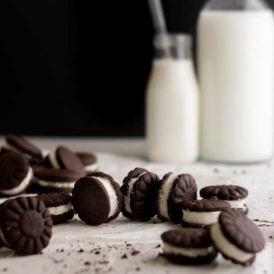 Homemade Gluten-free Oreos - Recipe photo by GrainFreeTable