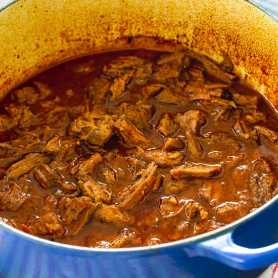 Sweet and Tangy Barbecue Beef - Recipe photo by spicysouthernkitchen