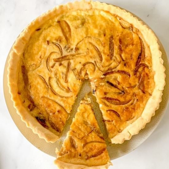 Cheese and Onion Quiche - Recipe photo by Gluten free tranquility