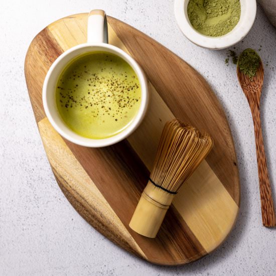 Matcha Turmeric Latte - Recipe photo by caiteyjay