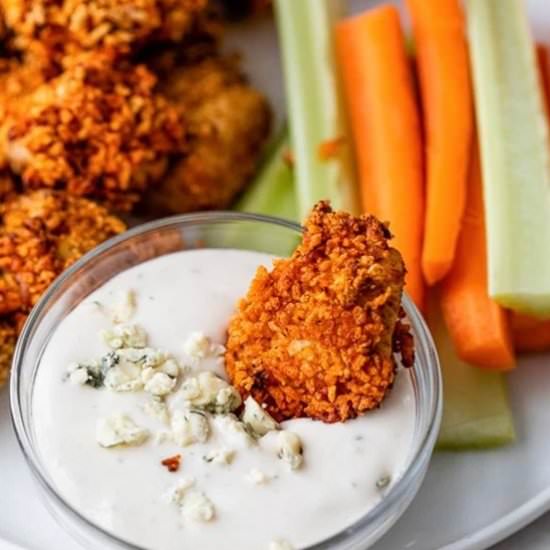 Air Fryer Buffalo Chicken Nuggets - Recipe photo by Skinnytaste