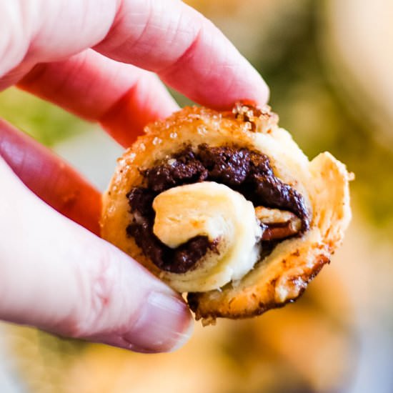 Chocolate Rugelach with Pecans - Recipe photo by AllWaysDelicious