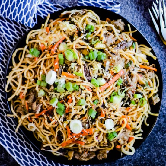 Beef Yakisoba - Recipe photo by AllWaysDelicious