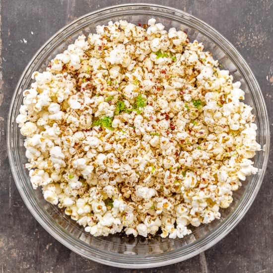 Stovetop Popcorn - Recipe photo by The Mediterranean Dish