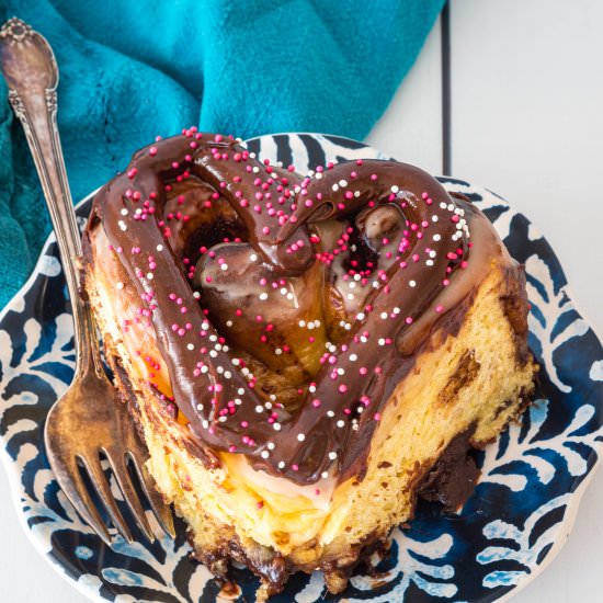 Chocolate Honey Buns Recipe - Recipe photo by onlinepastrychef