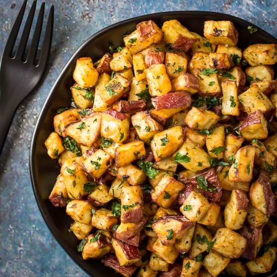 Air Fryer Breakfast Potatoes - Recipe photo by dizzybusyandhungry