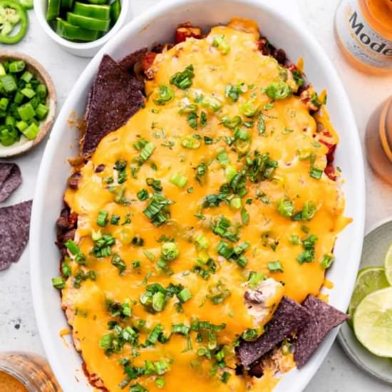 Hot Taco Dip Recipe - Recipe photo by erinliveswhole