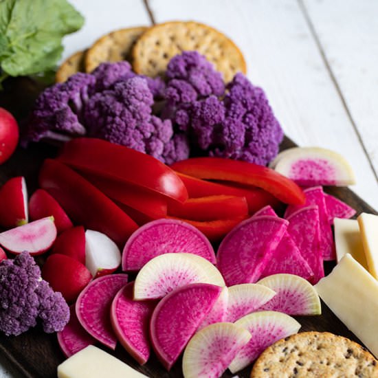 Valentine's Day Appetizer Board - Recipe photo by lucismorsels
