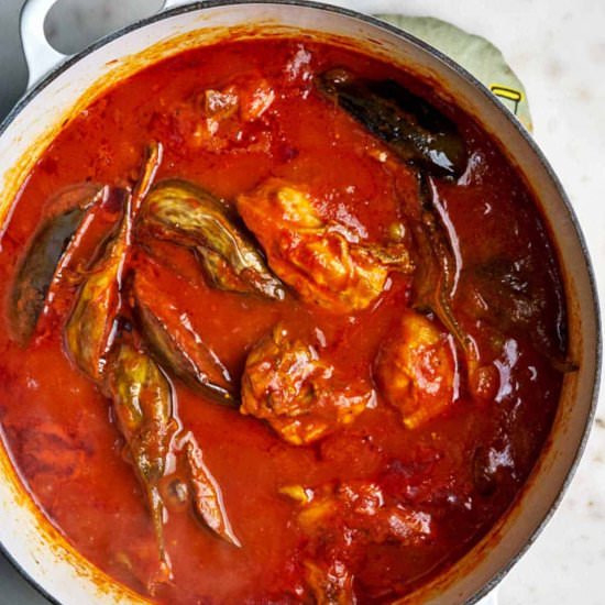 Khoresh Bademjan – Persian Stew - Recipe photo by proportionalplate
