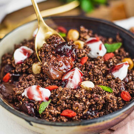 Chocolate Mousse Terrarium - Recipe photo by tastythriftytimely