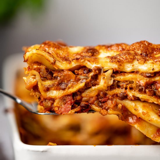 Mushroom Lasagne - Recipe photo by The Last Food Blog