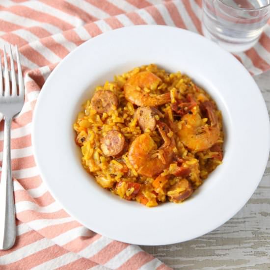 Instant Pot Shrimp Paella - Recipe photo by Tastefulventure
