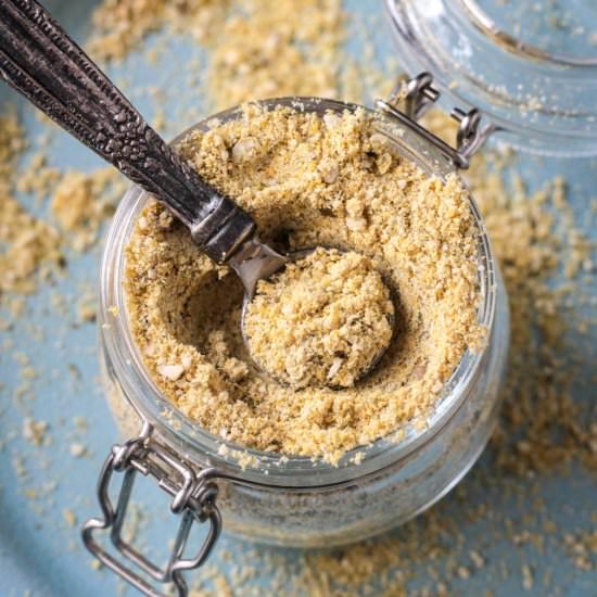 Vegan Parmesan Cheese - Recipe photo by veggieinspired