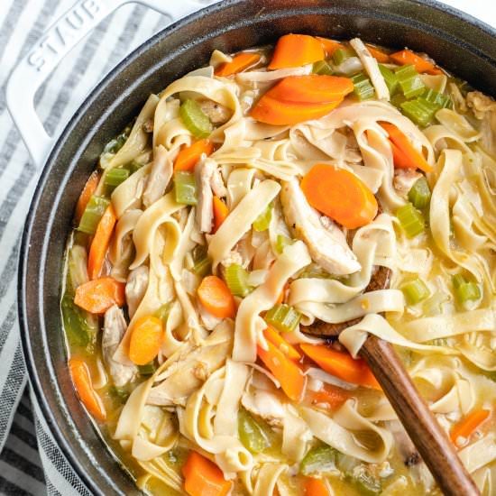 Gluten Free Chicken Noodle Soup - Recipe photo by TheBetteredBlondie