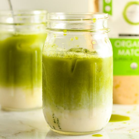 Iced Matcha Latte - Recipe photo by atasteofmadness