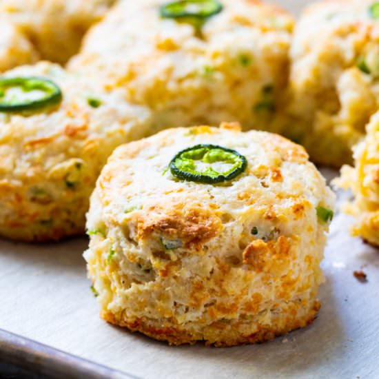 Jalapeno Cheddar Biscuits - Recipe photo by spicysouthernkitchen