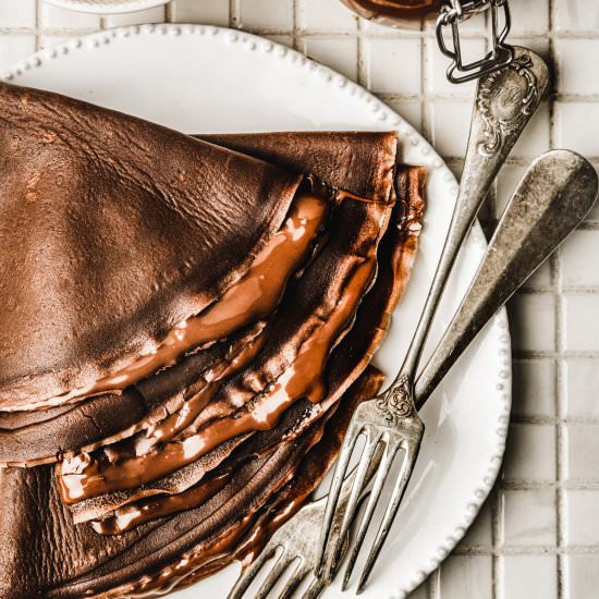 Chocolate crepes recipe - Recipe photo by Sweetly Cakes