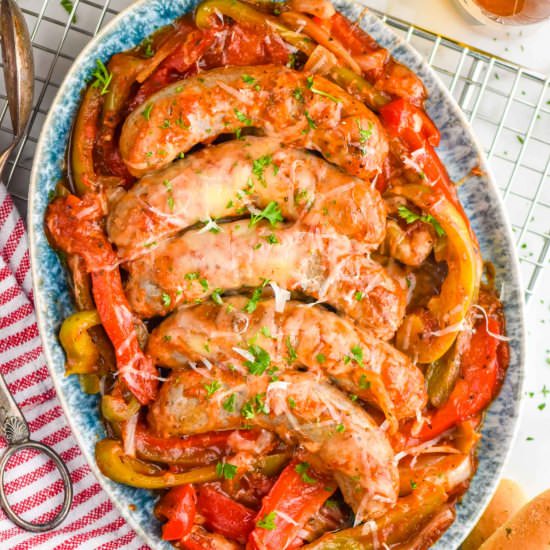 Crockpot Sausage and Peppers - Recipe photo by simplejoy