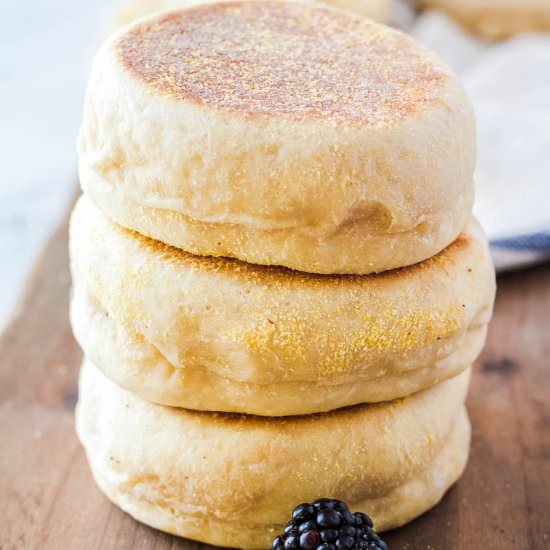 Easy English Muffins - Recipe photo by dishnthekitchen