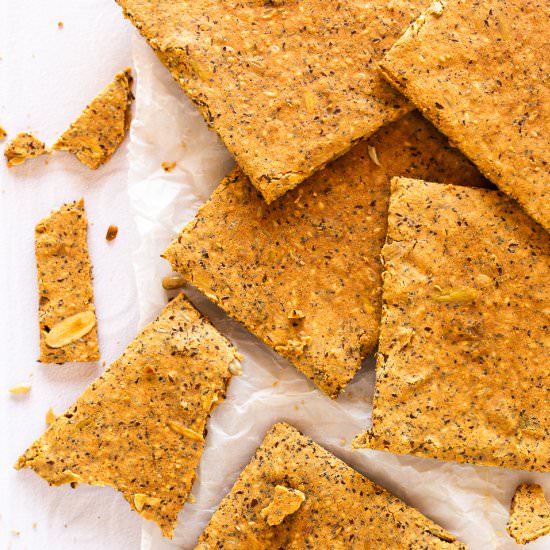 Keto Norwegian Crisp Bread - Recipe photo by primalwellnesscoach