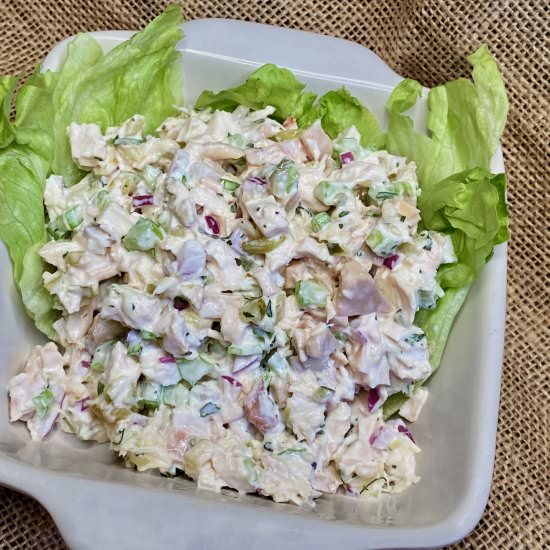 Chicken Salad with Relish - Recipe photo by Flipped-Out Food