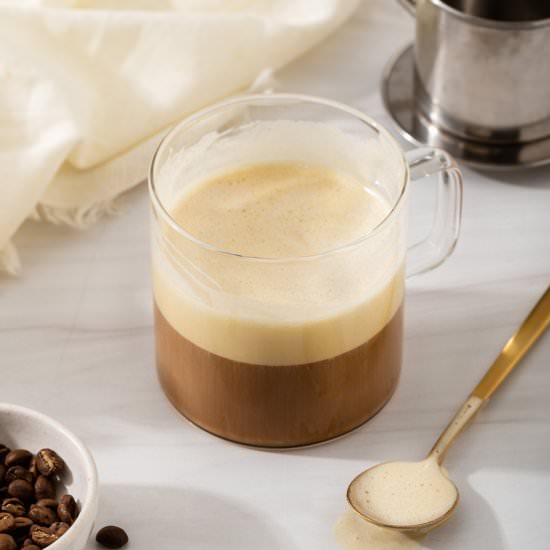 Vietnamese Egg Coffee - Recipe photo by takestwoeggs