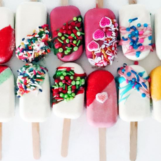 How to Make Cakesicles - Recipe photo by Sinful Kitchen