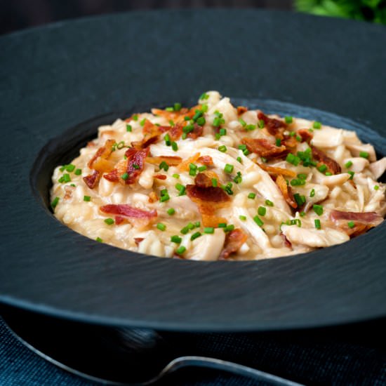 Chicken and Bacon Risotto - Recipe photo by Brian Jones