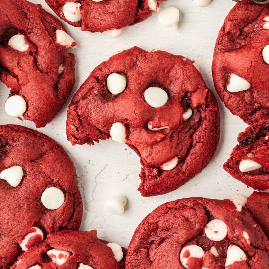 Red Velvet Cake Mix Cookies - Recipe photo by pumpkinnspice
