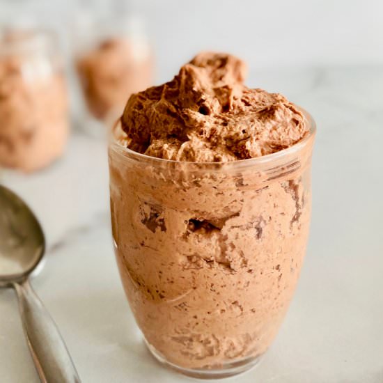Low Carb Chocolate Mousse - Recipe photo by theshortordercook