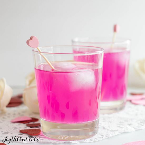 Keto Valentine's Day Cocktails - Recipe photo by Joy Filled Eats