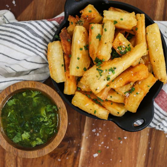 Yuca Fries - Recipe photo by The Mad Table