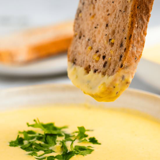 Corn Potage - Recipe photo by VegMamma